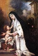 MURILLO, Bartolome Esteban St Rose of Lima sg china oil painting reproduction